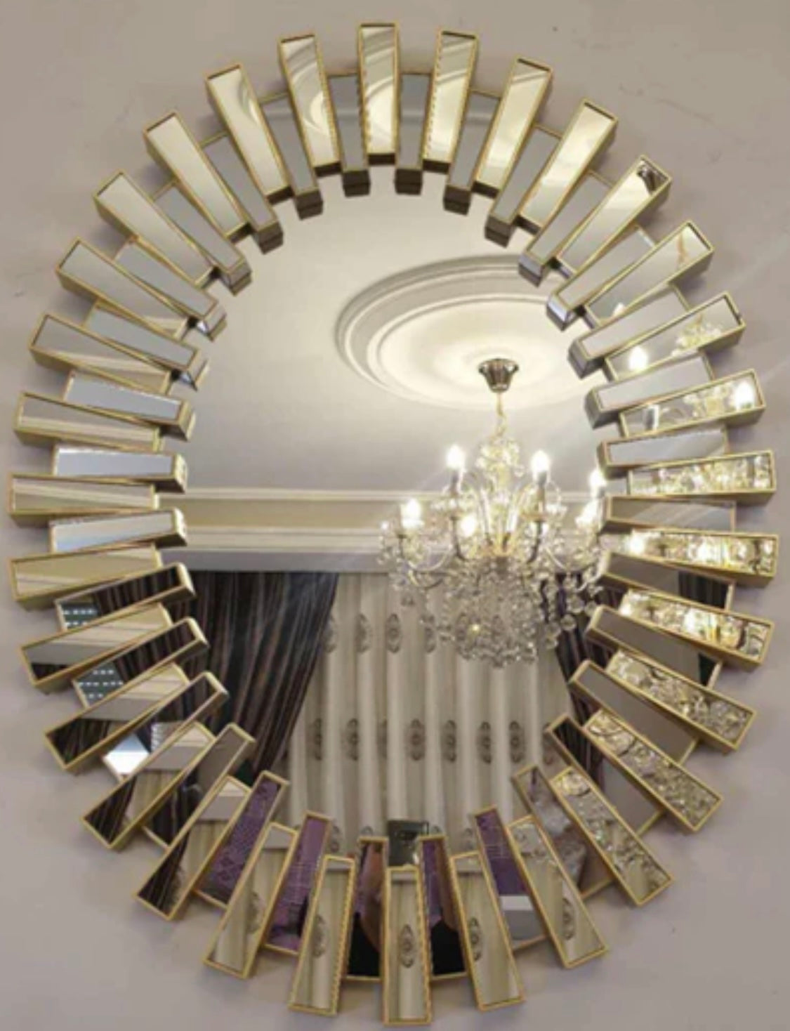Beautiful modern oval mirrors