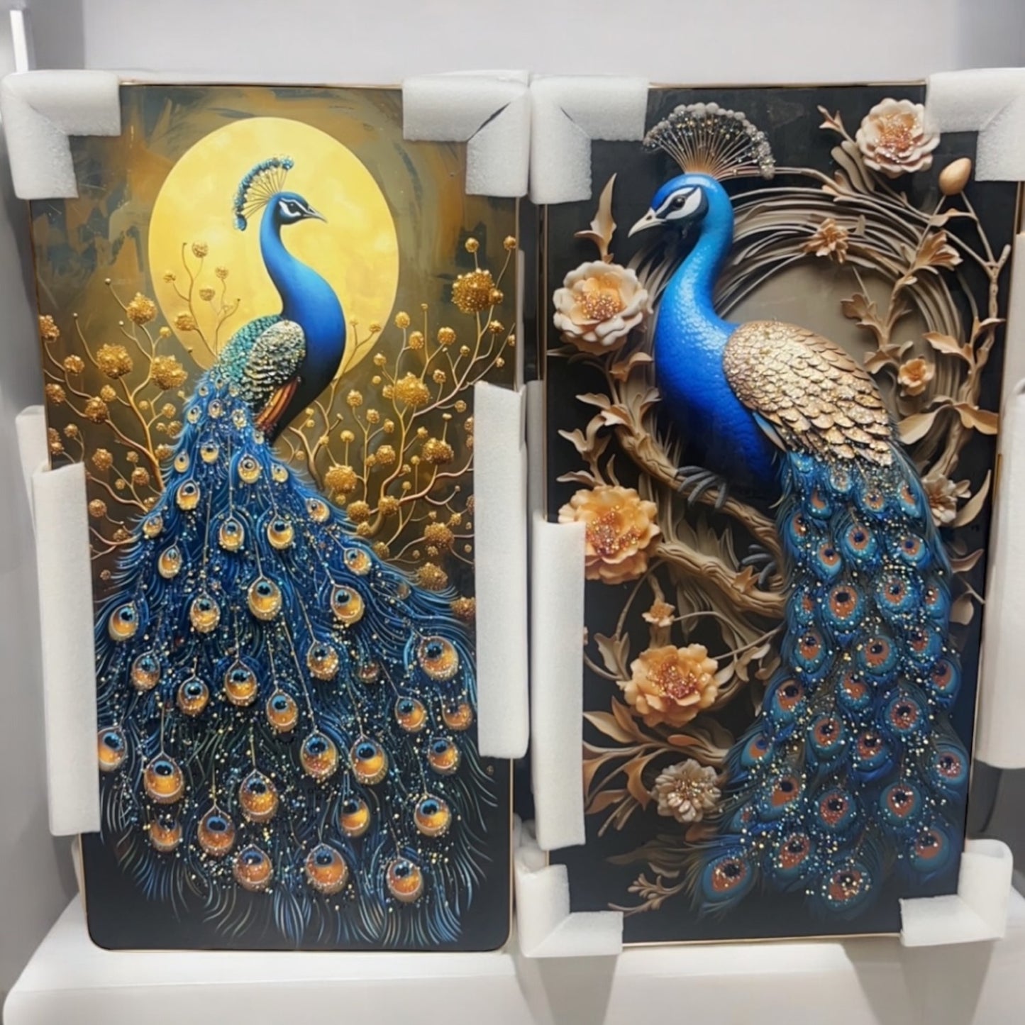 Peacock 3D frames