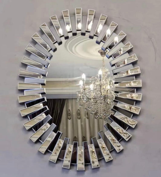 Beautiful modern oval mirrors