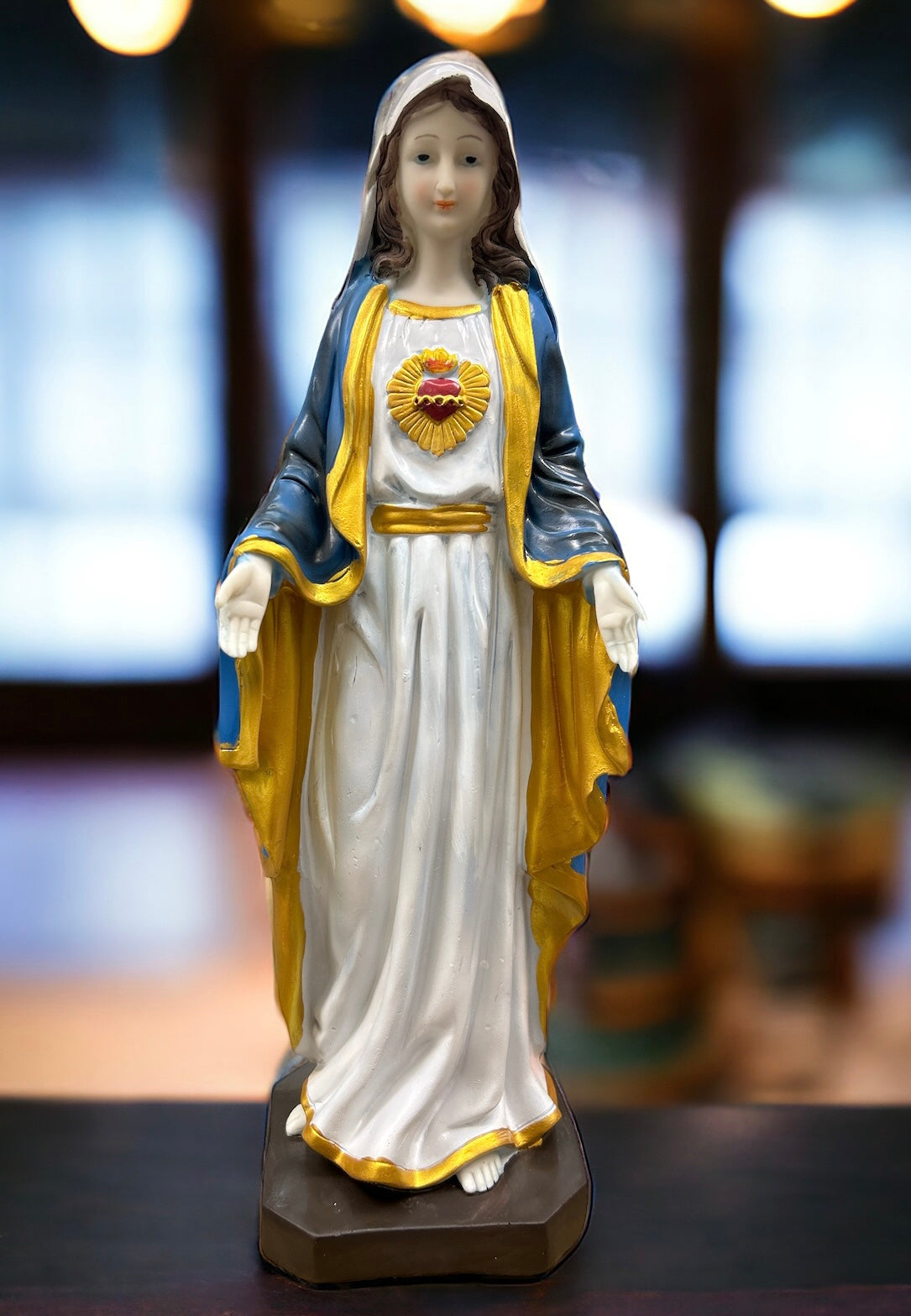 15" Mary Sacred Heart